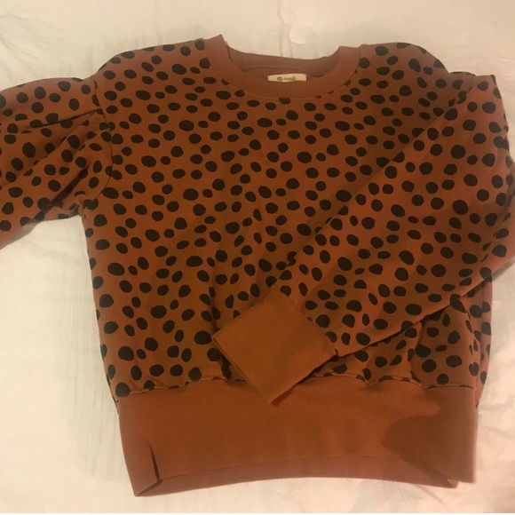 Madewell - Leopard Dot Sweatshirt - Picture 3 of 5
